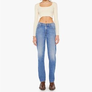 Lil Mother The Relish Sneak Jeans 25 Rolling In The Dough Straight Mid Rise NWT